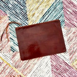 Rib & Hull leather clutch portfolio folder